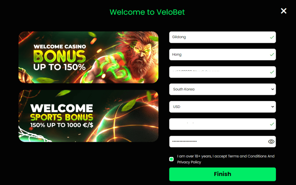Velobet - 온라인 카지노 및 스포츠 토토 사이트